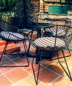 Bàn Ghế Cafe Sắt Nón