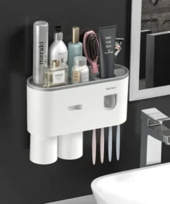 GIÁ TREO BÀN CHẢI NHÀ TẮM OENON BỘ 2 CỐC