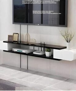 Kệ Tivi Treo Tường Gỗ Công Nghiệp Thiết Kế Đơn Giản